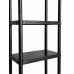 Стелаж пластиковий PRIMA HOME (133,5 х 60 х 30 см) 4 полиці, навантаження 160 кг, для складу гаража підвалу (Чорний) Стелаж пластиковий PRIMA HOME (133,5 х 60 х 30 см) 4 полиці, навантаження 160 кг, для складу гаража підвалу (Чорний)