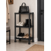 Стелаж пластиковий PRIMA HOME (92,5 х 60 х 30 см) 3 полиці, навантаження 120 кг, для дому складу гаража підвалу (Чорний) Стелаж пластиковий PRIMA HOME (92,5 х 60 х 30 см) 3 полиці, навантаження 120 кг, для дому складу гаража підвалу (Чорний)
