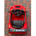 Дитячий спортивний електромобіль кабріолет зі спойлером PRIMA CAR Cabrio 6V 5A (пульт, LED-фари, музика, педаль газу), Червоний
