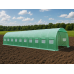 Теплиця садова посилена Primaveo 36 м² (12 × 3 × 2 м) 20 вікон, армована плівка UV-4, оцинкований каркас 25 мм (Зелена)