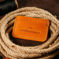 Картхолдер рудий I'm Ukrainian Картхолдер рудий I'm Ukrainian