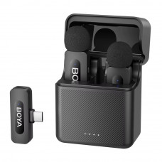 Мікрофон петличний бездротовий BOYA BY-V30 (Type-C) black Мікрофон петличний бездротовий BOYA BY-V30 (Type-C) black