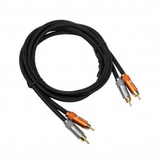 Кабель звуковий Fosi Audio Dual RCA 120см black