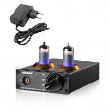 Передпідсилювач звуку-фонокоректор AIYIMA T3 black + блок живлення 12V