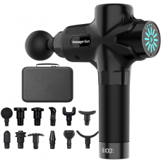 Перкусійний масажер Boostex Pro Max 2 — компактний масажний пістолет з 21 насадкою
